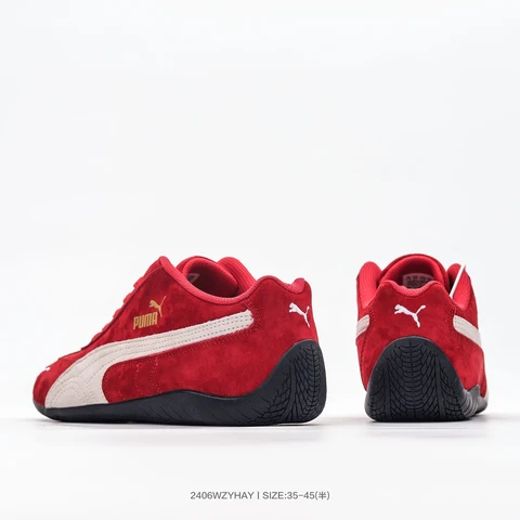 puma red shoes