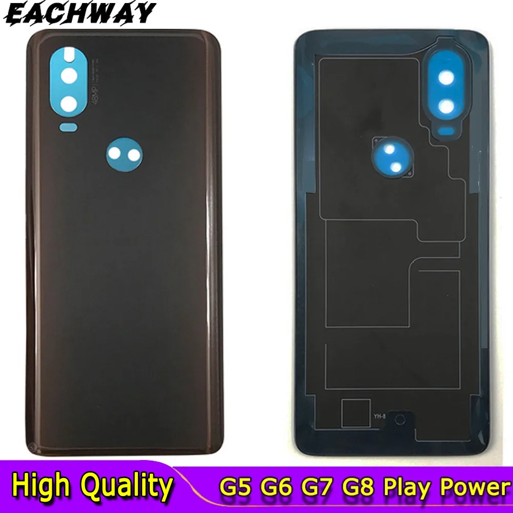 

New Battery Rear Back Cover Case Housing For Motorola Moto X4 G5 G6 E6 Play E7 Plus G8 Power Lite One Vision Back Battery Cover