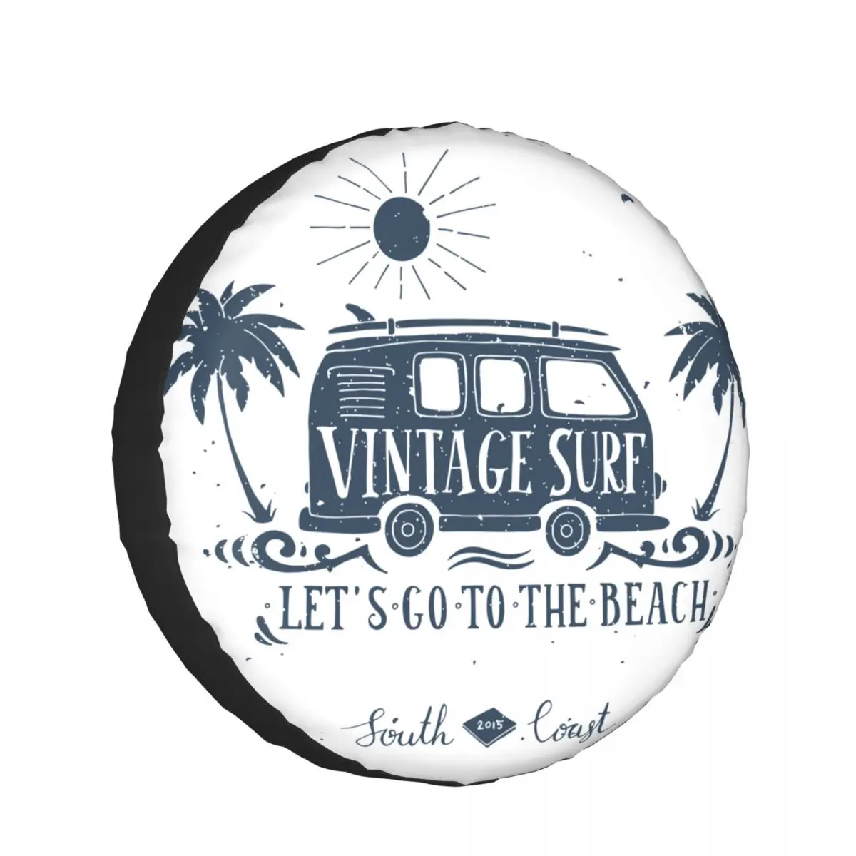 

Spare Wheel Tire Cover Case Pouch Protector Vintage Summer Surf Print Car Tyres for Jeep Hummer 14 /15/16/17 Inch