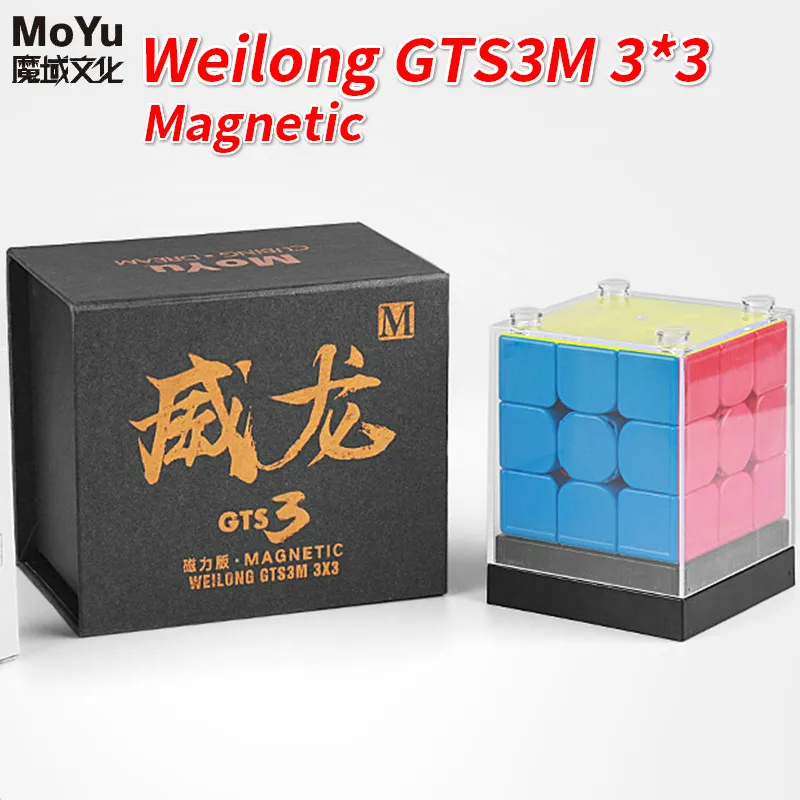 

[Funcube]MoYu Weilong GTS3M Weilong V2 / V3 M GTS V3 M LM 3x3x3 Magnetic Magic Cube Puzzle GTS2 M Speed cubo magico