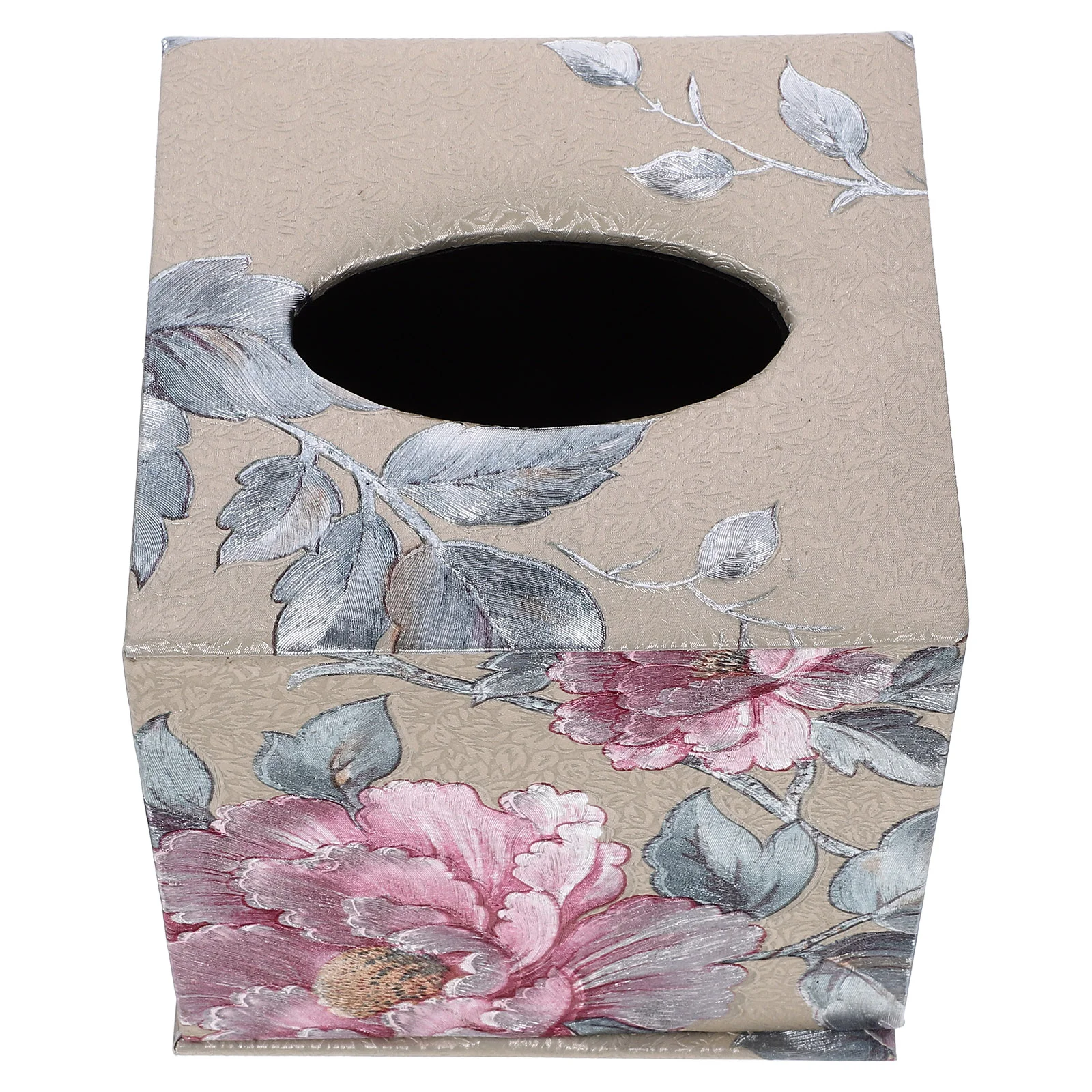 

Square Tissue Box Holder Tissues Cube Box Cover Barthroom Facial Tissue Holder