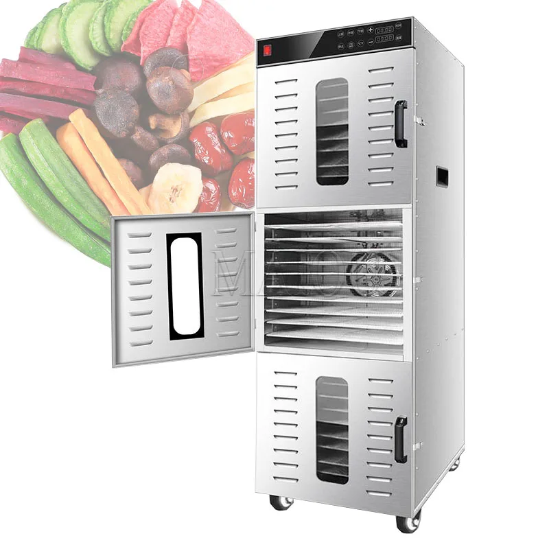 

30 layers Food Dehydrator Commercial Home Dual-use Food Dryer Stainless Steel Fruit Vegetable Drying Machine 110V/220V 2400 W