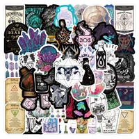 50 sheets apothecary witch doodle stickers waterproof notebook skateboard stickers anime stickers