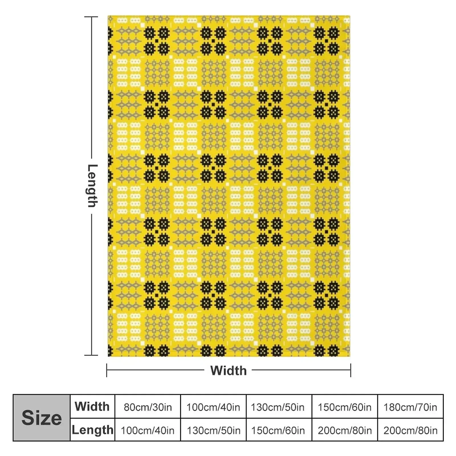 Валлийский гобелен с узором Carthen quattro Cym markii (золото) Декоративное одеяло