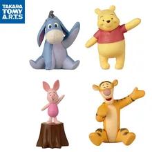 TAKARA TOMY 디즈니 캐릭터 말 하이 인형, 곰돌이 푸, 호랑이, 돼지, 이에요레, 카와이 귀여운 애니메이션 액션 피규어, 가챠 키즈 완구