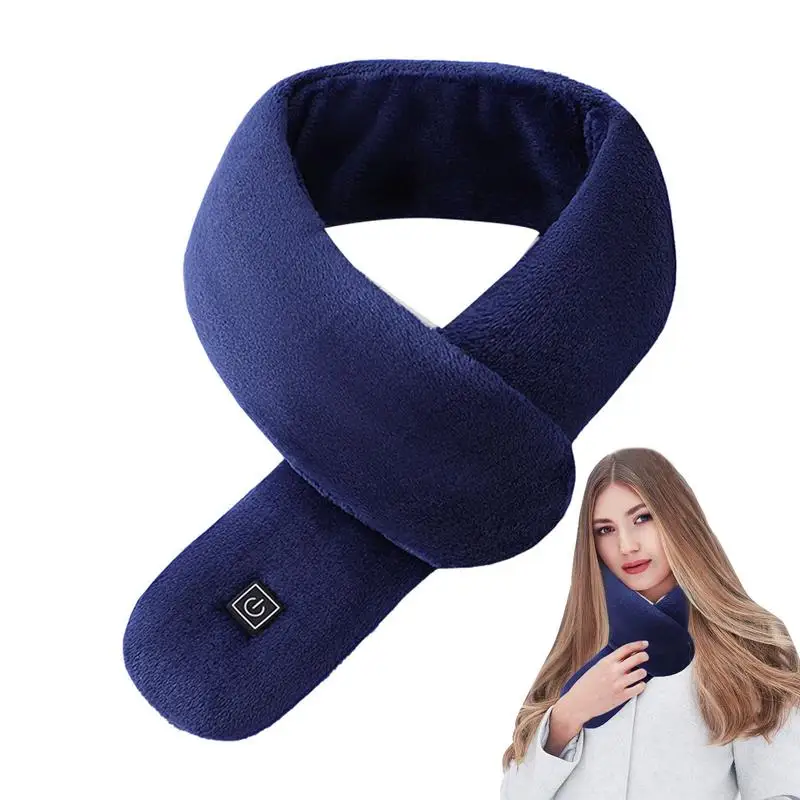 

Neck Heating Pad Electric Heated Scarf Electric Heating Neck Warmer Brace With 3 Heating Levels Cordless Heated Scarf For