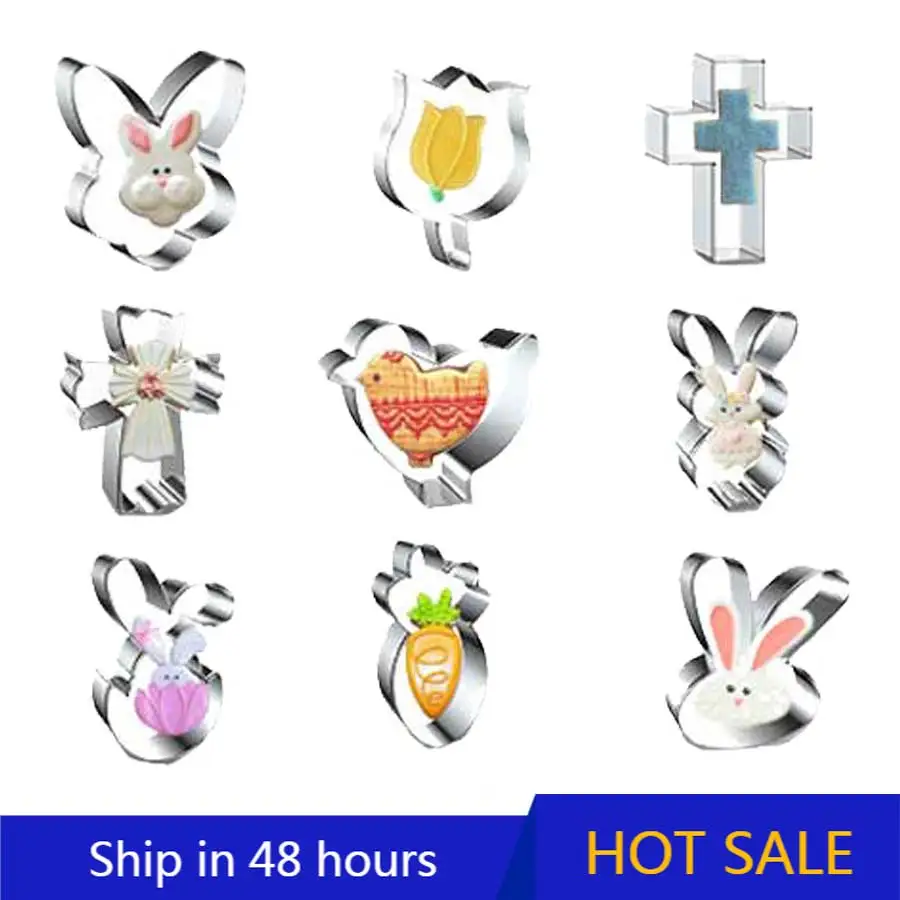 

Easter Cookies Cutter The Bird Rabbit Animal Mold Pastry Tools Baking Cake Accessories Free Shipping Kitchen Cookie Cutter Mold