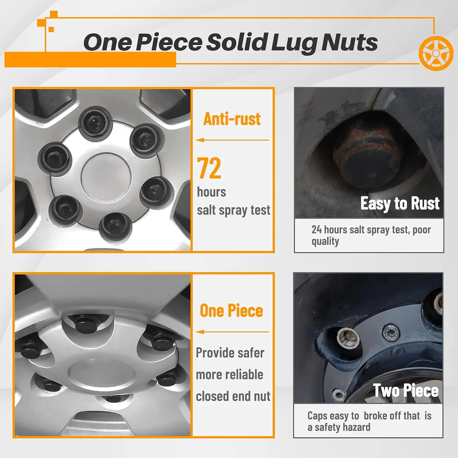 MIKKUPPA 24 шт. M12X1 5 черные магнитные гайки — 1 87 дюйма (47 мм) высота 13/16 сменные