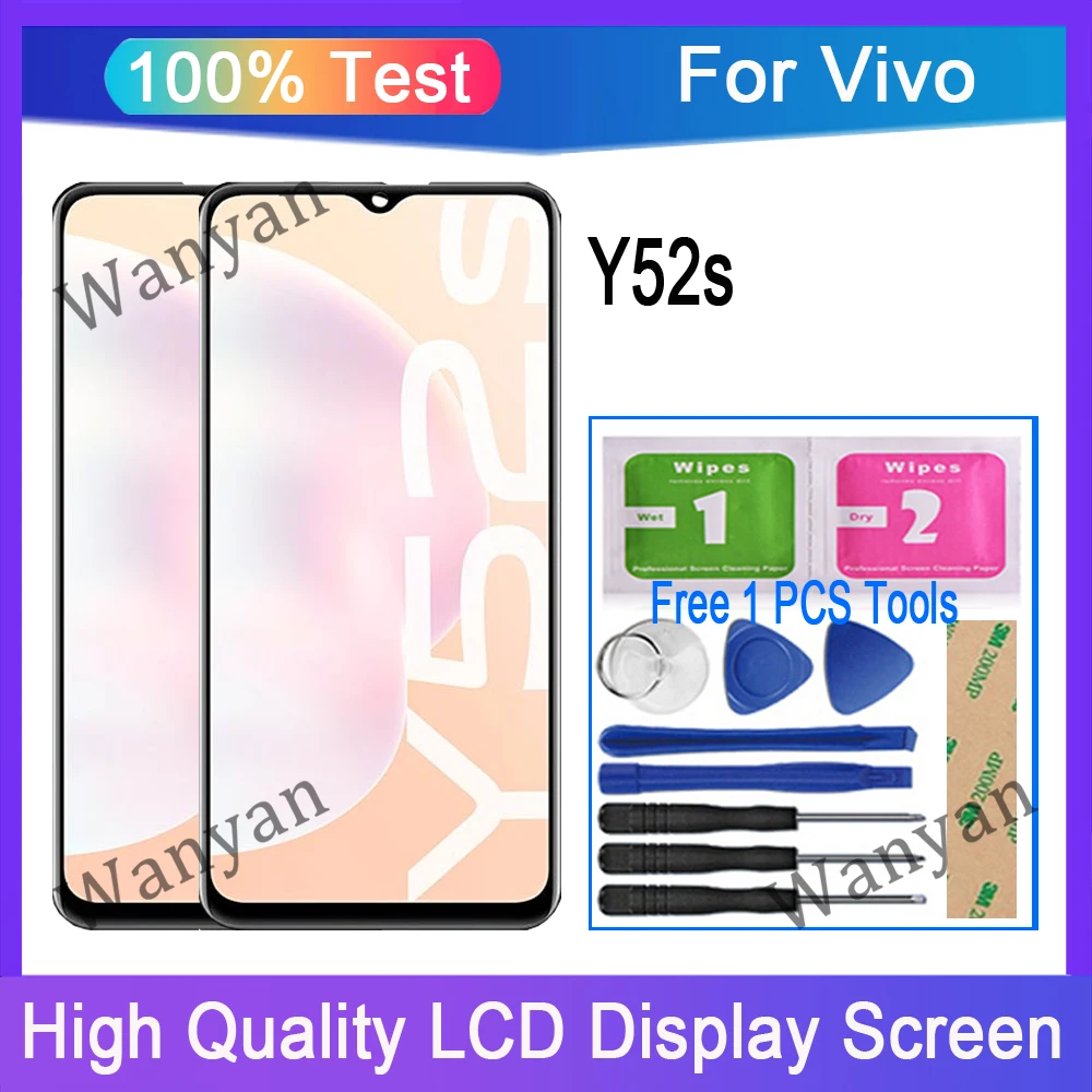 Оригинальный ЖК-дисплей для Vivo Y52s V2057A, сменный дигитайзер сенсорного экрана
