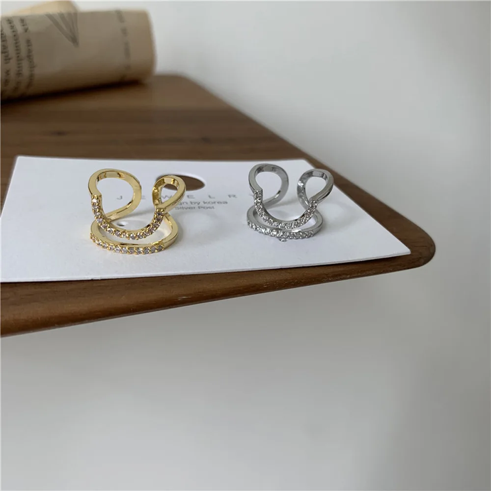 

Korean INS Simple Retro Rings Hollow Out Punk Popular Art Hand Jewellery Stylish Women Delicate Hip Hop Finger Crystal