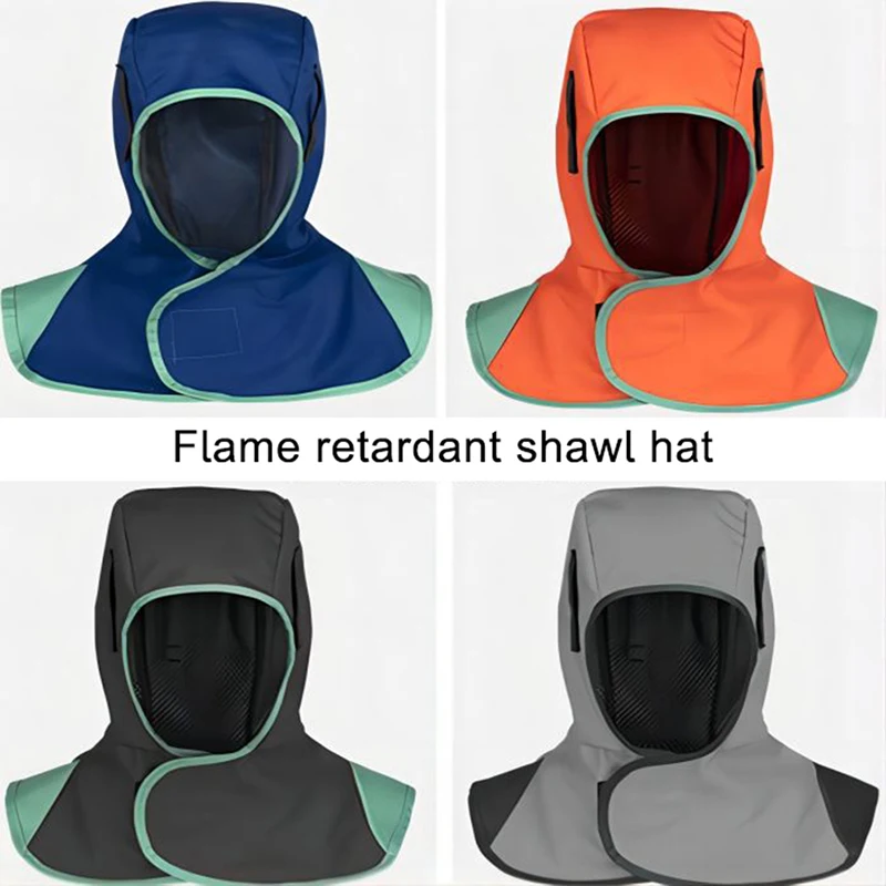 

1 PC Full Protective Welding Hood Washable Breathable Welding Neck Cover Flame-Retardant Protective Welding Cap for Welder