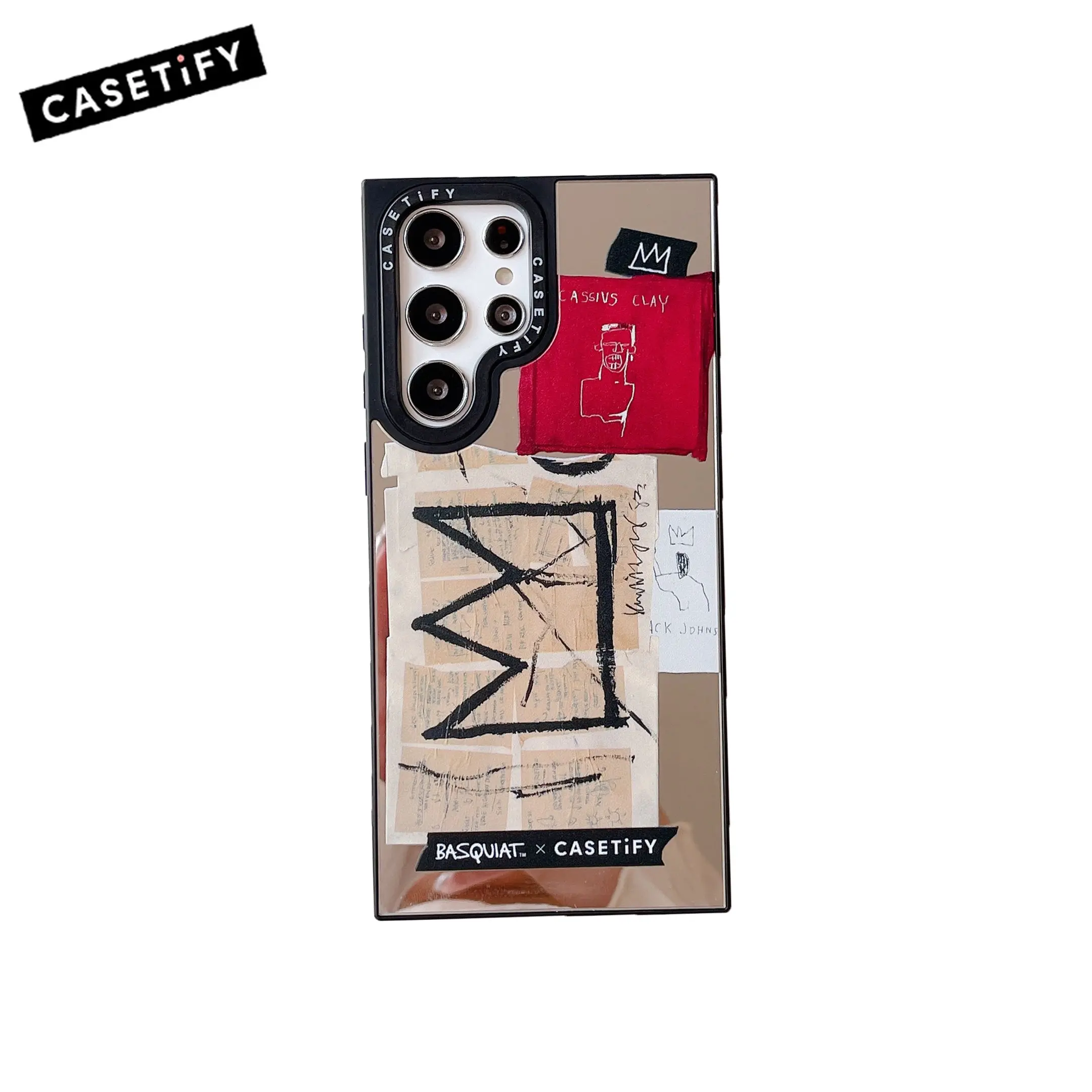 

CASETIFY артистичный граффити зеркальный чехол для телефона Samsung S20FE S23 S22 S21 Plus S22 ультра модный мультяшный противоударный чехол B0324