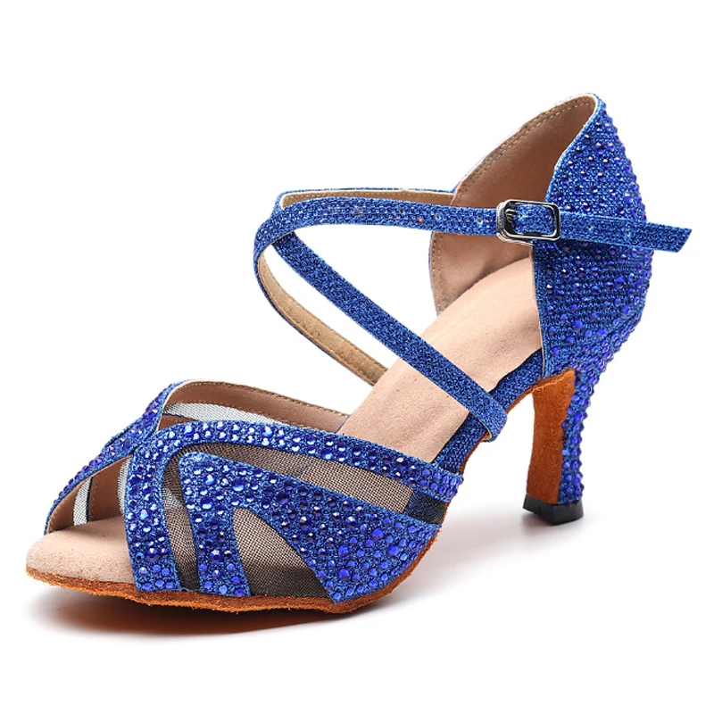 Latin Dance Shoes Tango High Heel Dance Shoes Ballroom Dancing Shoes For Girls Party Shoes Women's Salsa Latin Dance Shoes