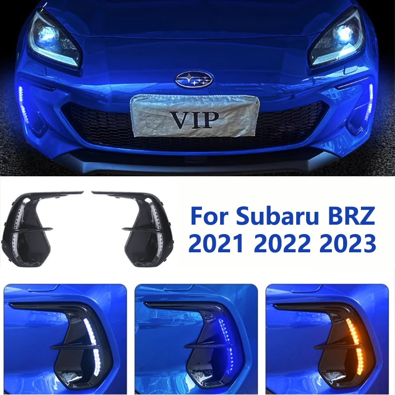 Дневные фонари для Subaru BRZ 2021 2022 2023 3 режима работы дневной свет противотуманная