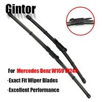 gintor car wiper lhd front wiper blades for mercedes benz a class w169 b class w245 windshield windscreen front window 2623