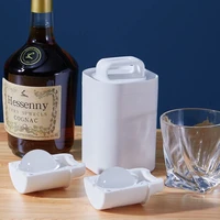 crystal clear ice ball maker mold whiskey tray reusable round ice ball maker bubble free for whiskey cocktail brandy juice