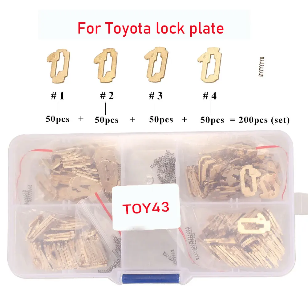 

Язычковая пластина автомобильного замка TOY43/TOY40 /TOY48, блокировочная пластина для Toyota Camry/Corolla для Subaru, набор для ремонта автомобильного ключа, аксессуары