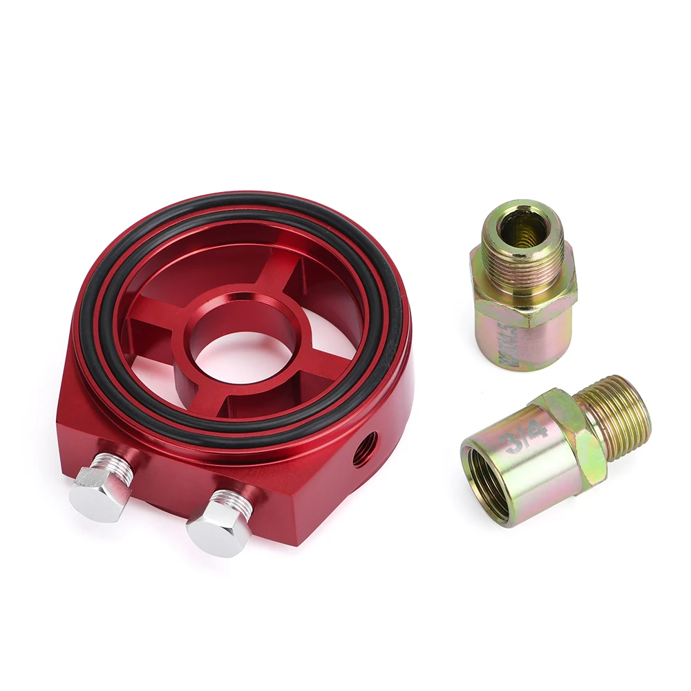 

WLR RACING-M20X1.5 3/4-16 1/8 NPT алюминиевый гоночное масло манометр Масляный фильтр Кулер Сэндвич адаптер WLR6722