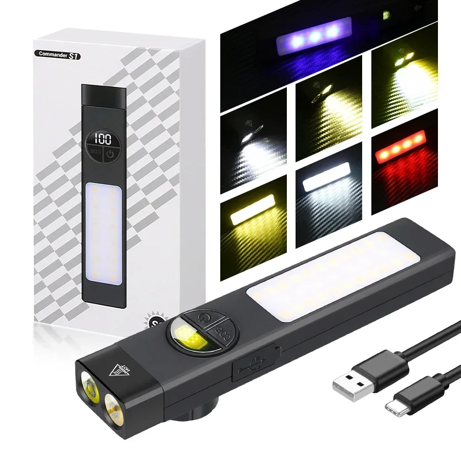 Портативный перезаряжаемый фонарик EDC  Type-C