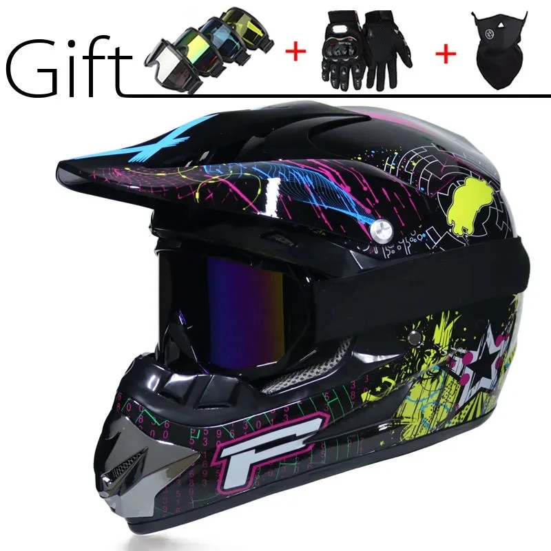 

Send 3 pieces gift motorcycle helmet children off-road helmet bike downhill AM DH cross helmet