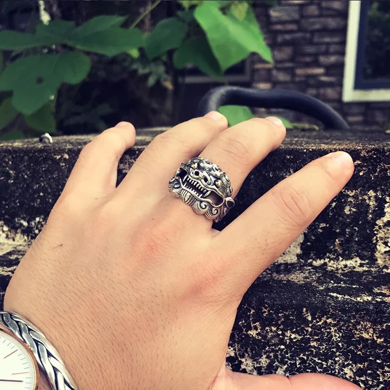 Кольцо ZABRA из стерлингового серебра 925 пробы для мужчин и женщин унисекс