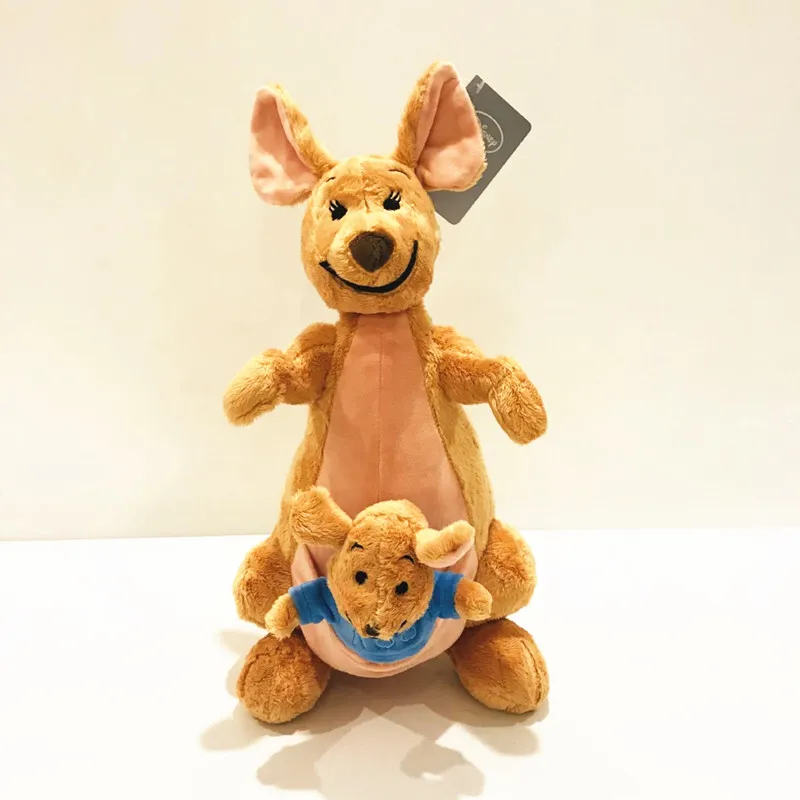 Фото Бесплатная доставка 1 шт./лот плюшевая кукла кенгуру 35 см подарок детские игрушки