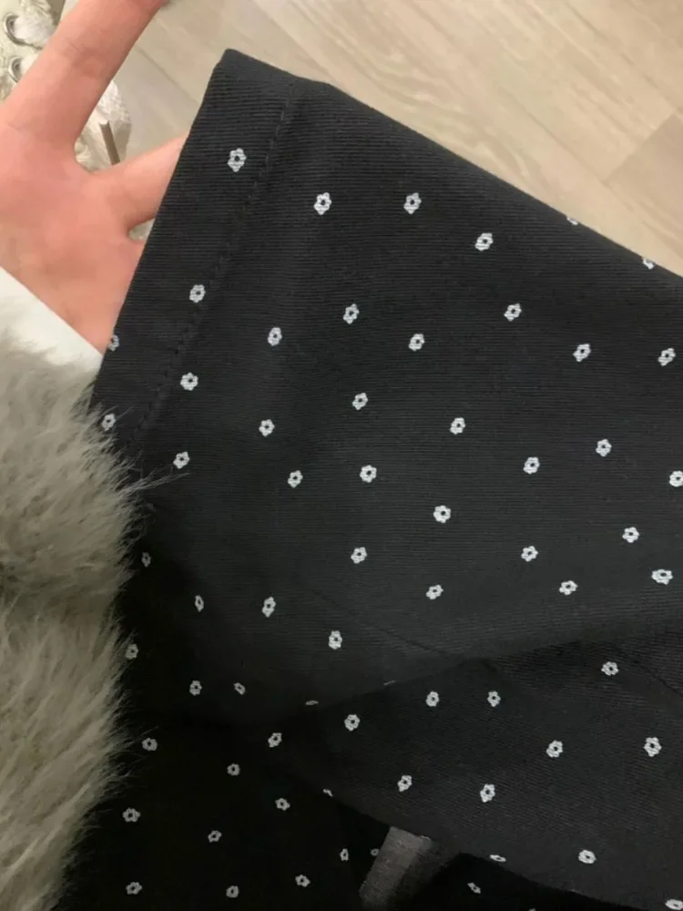 2024 японские брюки с милым цветочным принтом женские Y2k эстетические повседневные