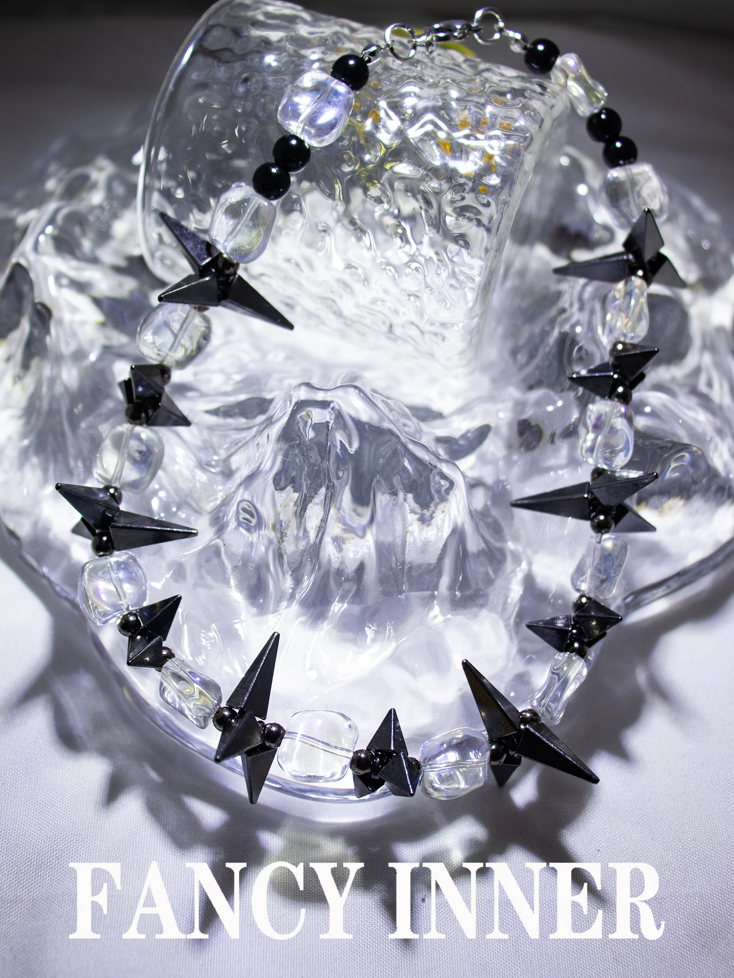 Ожерелье в стиле панк с заклепками женское/мужское Ювелирное Украшение