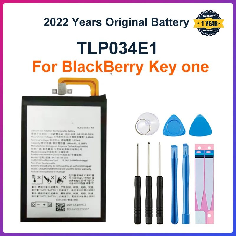 Аккумулятор TLP034E1 для BlackBerry KEY one keyone KEY1 DTEK70 Mercury KEY2 KEY two Keytwo BBF100 для alcatel DK70 DTEK70 + Инструменты