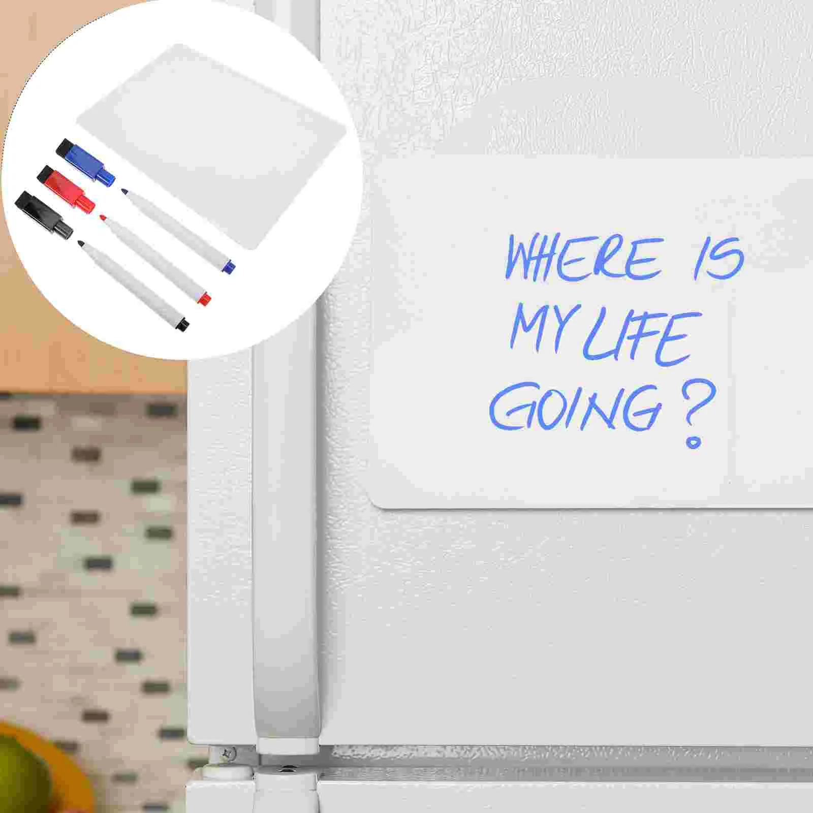 

Доска Белая магнитная для холодильника формата А4, 1 комплект