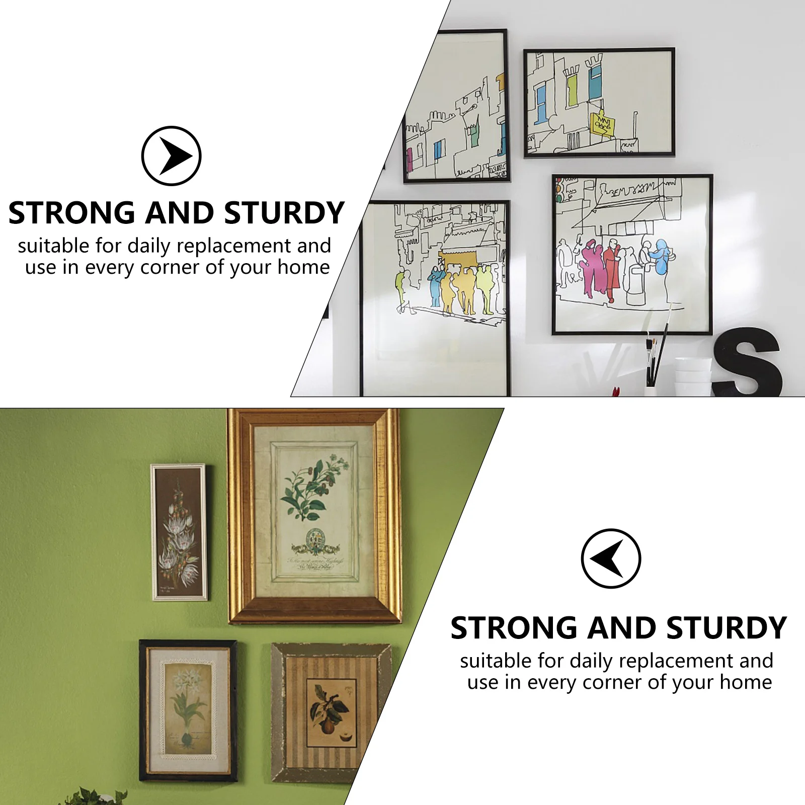 Рамка для фотографий шпильки вешалки настенное крепление крючки подвешивания