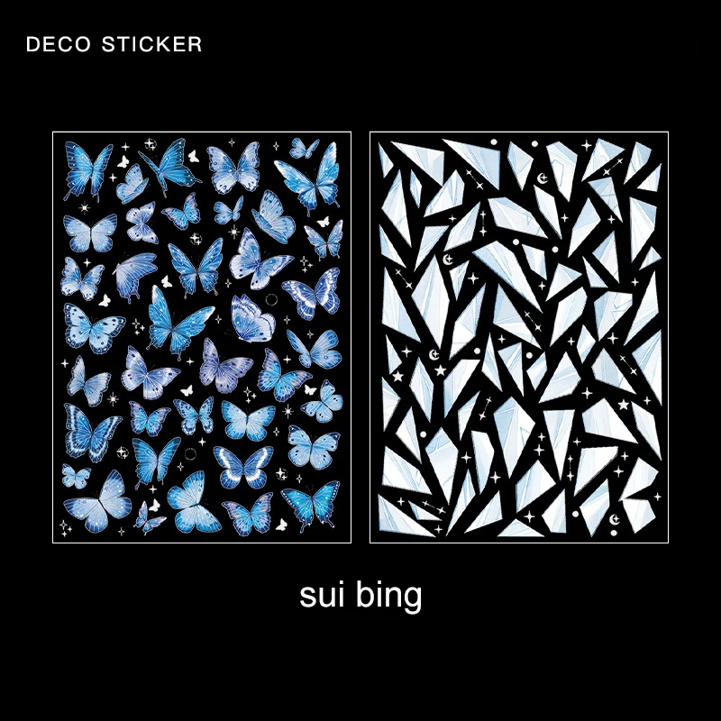 

Набор наклеек "Бабочки и цветы"