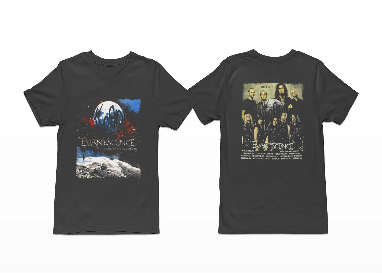 2-сторонняя Винтажная футболка из 2022 хлопка 100