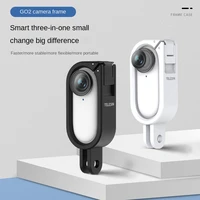 insta360 go2 thumb camera quick release protection frame anti fall transfer frame bracket to expand digital accessories