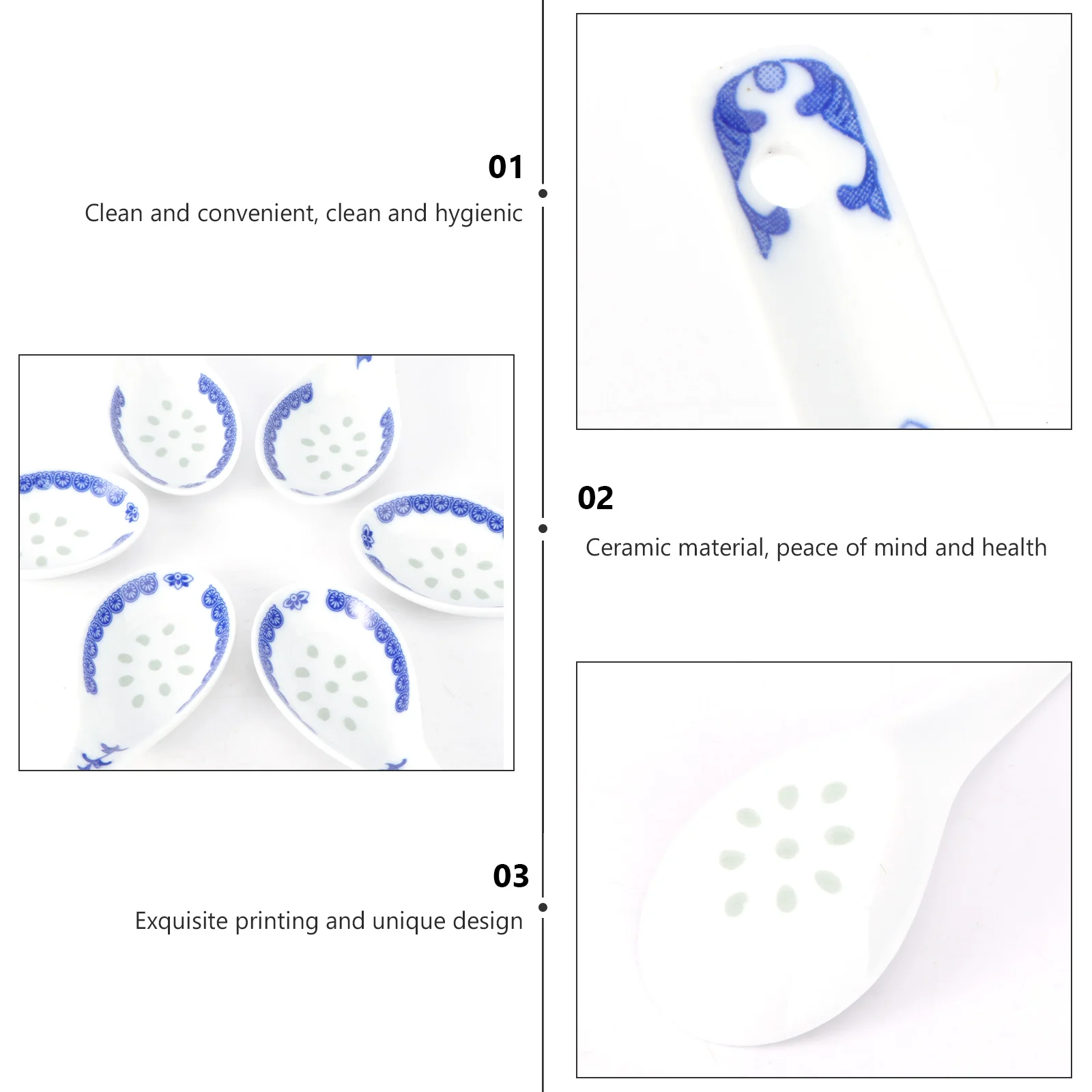 5 шт. многофункциональная ложка в китайском стиле суповая каша полезная