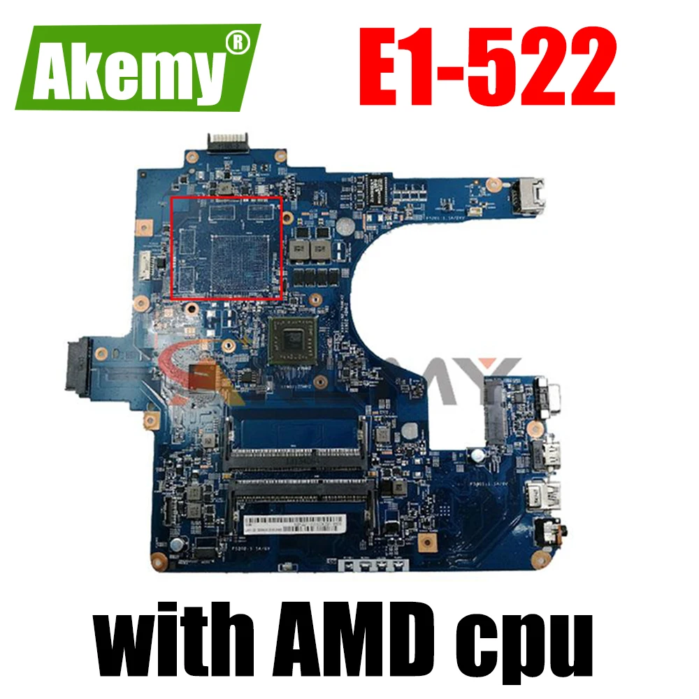 

100% working for Acer aspire E1-522 NE522 Laptop Motherboard DDR3 12253-3M 48.4ZK15.03M mainboard with AMD cpu soldered on board
