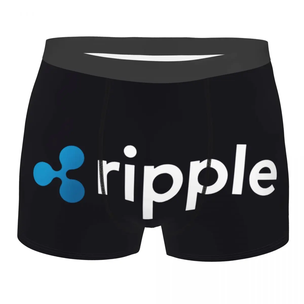 

Ripple XRP Crypto Cryptocurrency Men's Underwear Block Chain Money Boxer Briefs Shorts Panties Underpants for Homme S-XXL