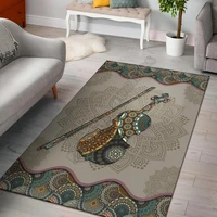 plstar cosmos newfashion mandala violin area rug gift 3d printed room mat floor anti slip large carpet home decoration 3