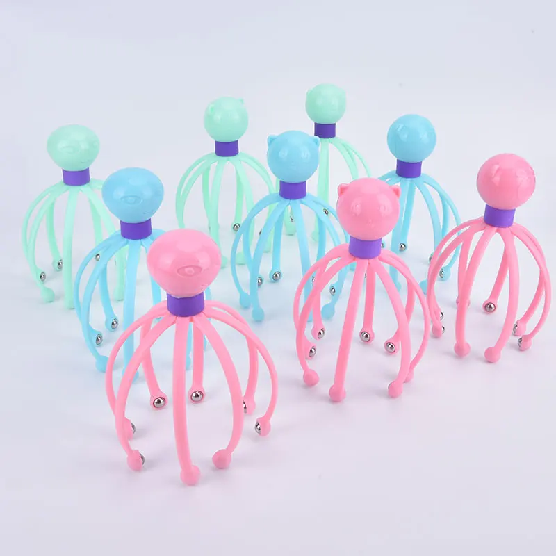 

1PC Claw Massager Octopus Head Scalp Neck Stress Release Relief Head Care