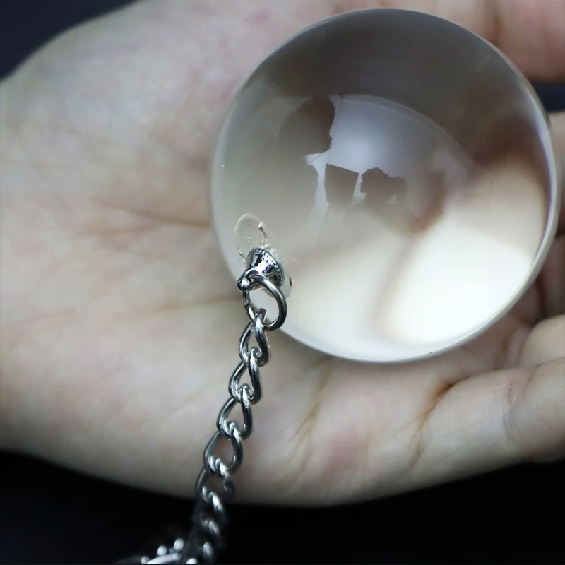 Большие Хрустальные шарики стимуляция точки G Анальная пробка 25-50 мм стеклянные