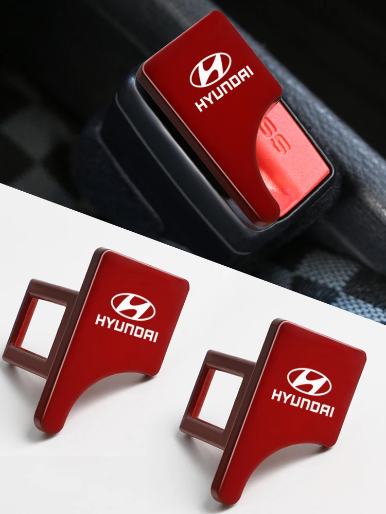 1PCS Hidden Car safety seat belt buckle clip For Hyundai ix35 i20 i30 i40 Tucson CRETA Santa fe Accessories |