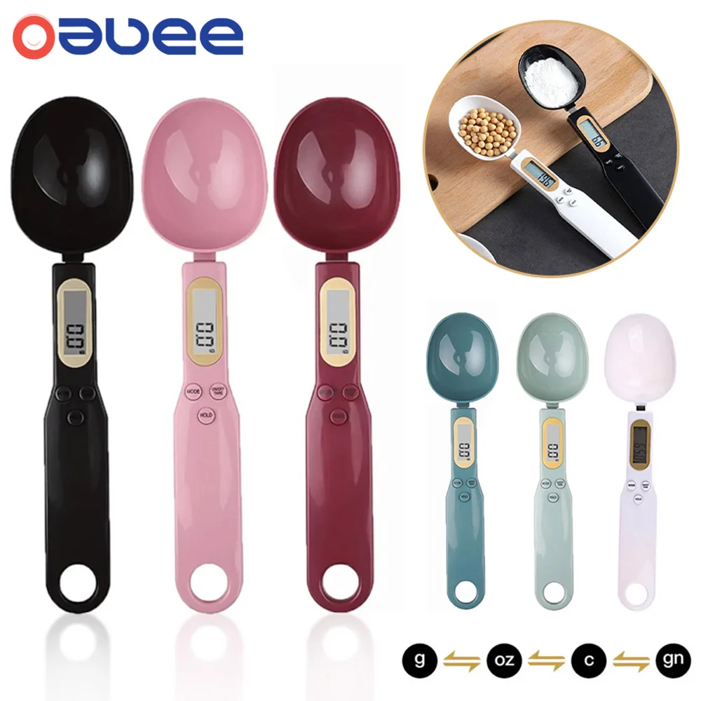 

500g Measuring Spoon Mini Electronic Digital Kitchen Scales 0.1g LCD Digital Food Flour Kitchen Tool for Milk Coffee Spoon Scale
