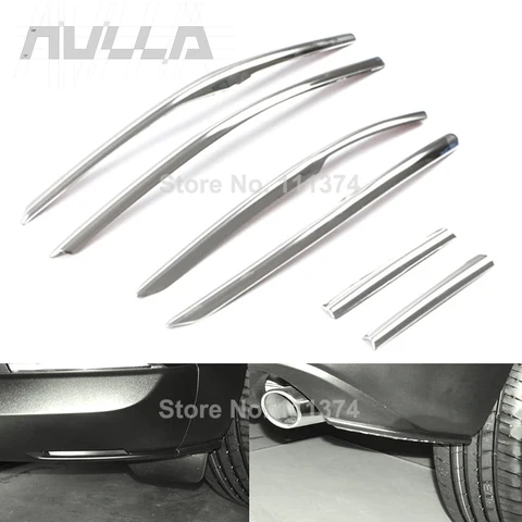 Передние и задние угловые защитные полосы, накладка для Mazda CX30 CX-30 2019 2020 2021, автомобиль из нержавеющей стали