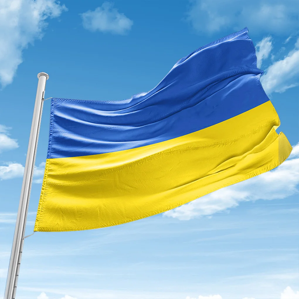 

3ft x 5ft Горячая Распродажа Новый украинский флаг 90x150 см 3x5ft полиэстер украинский флаг национальной страны
