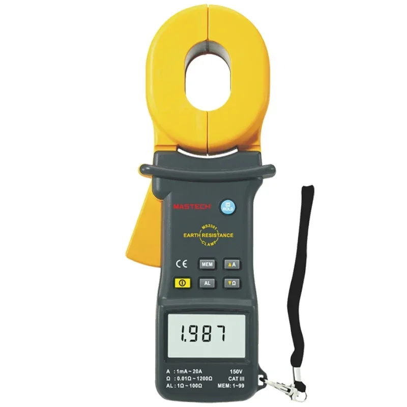 MASTECH MS2301 Тестер клещей сопротивления заземления