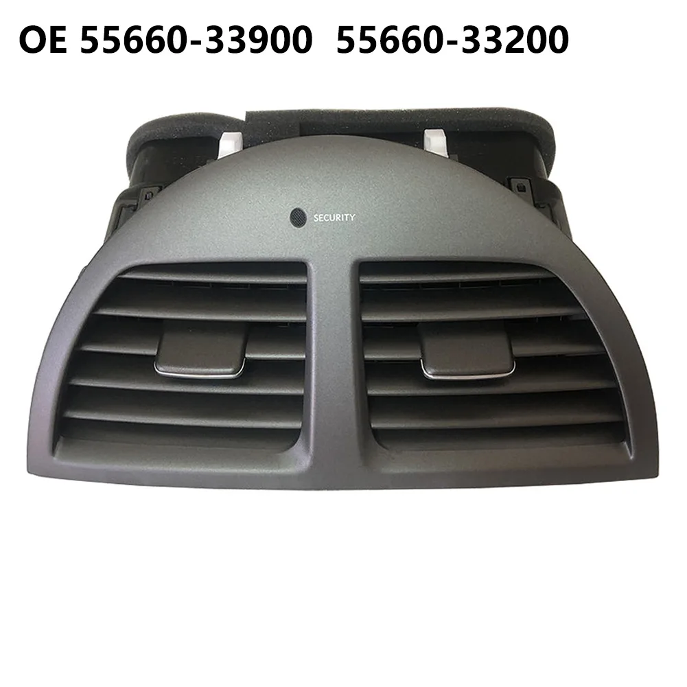 

Центральная решетка вентиляционного отверстия для Lexus 2007-2009 ES350 55660-33201 5566033200 5566033201, черная пластиковая Прямая замена