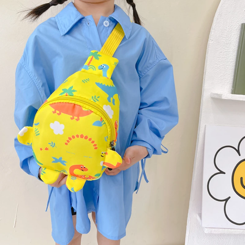 

Cute Baby Girls Coin Purse Nylon Handbags Children's Dinosaur Shoulder Bag Mini Messenger Bag New Casual Boys Kids Chest Bags