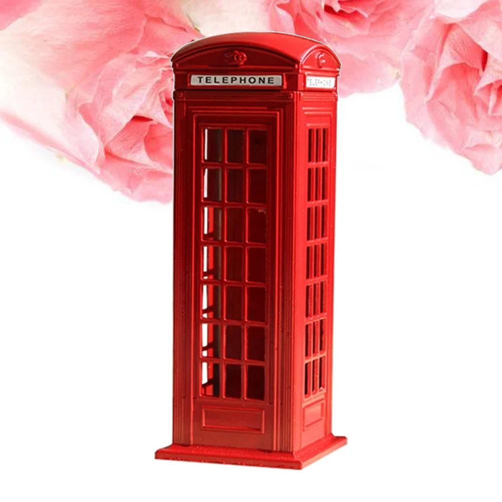 

Box Bankpiggy Money Telephone Booth Vintage London Saving Retro Metal Pot Safe Pillar Mailbox Britishbanks Postal Jar Christmas