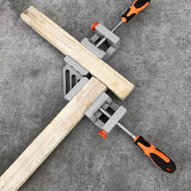 Угловой зажим на 90 градусов Прямоугольный с одинарной ручкой Зажим двойной для