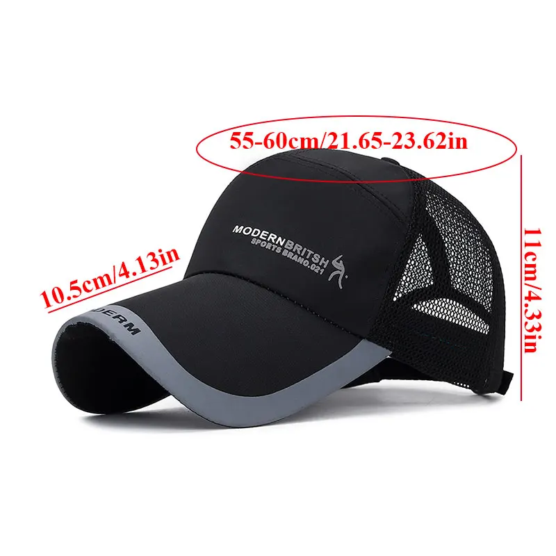 2021 New Fashion Summer Hat Baseball Caps Breathable Men women Men Mesh Net Cap Outdoor Sunscreen Baseball Hats Gorras